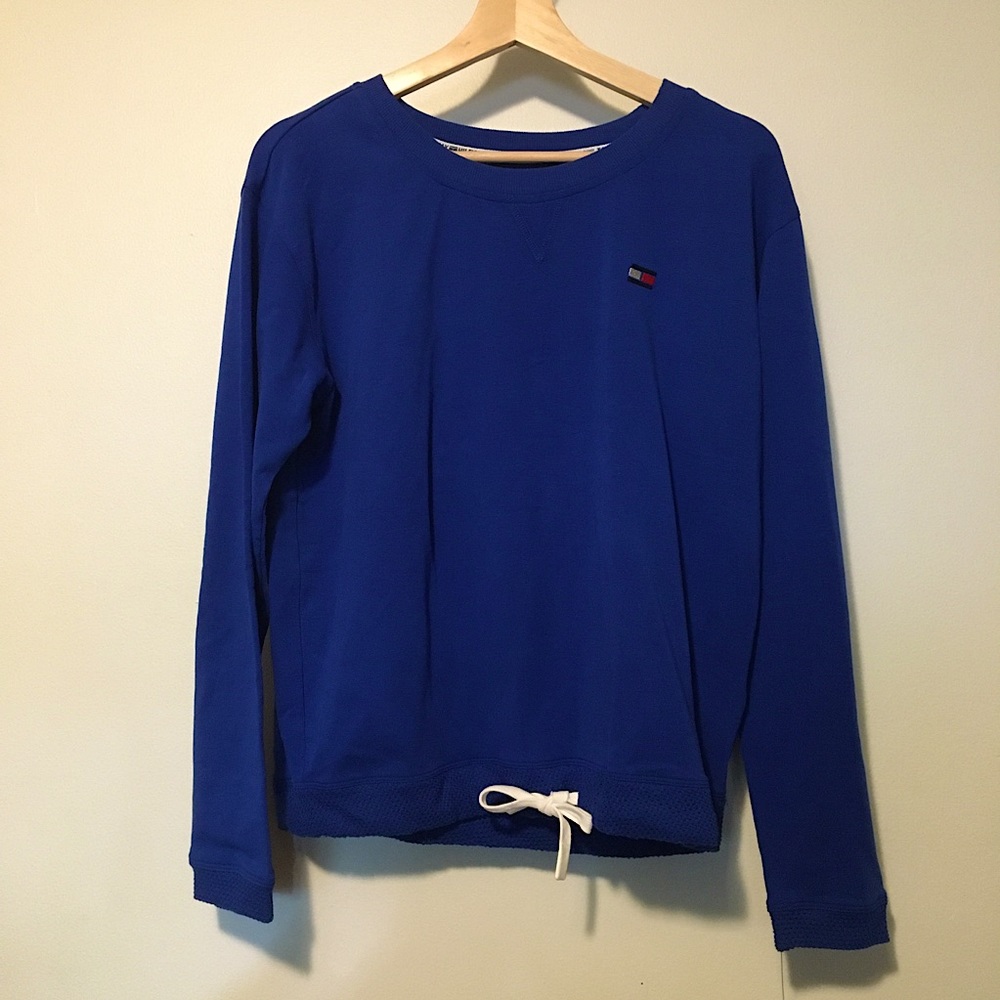 NWT Tommy Hilfiger Royal Blue L/S Lounge Top, Size Medium